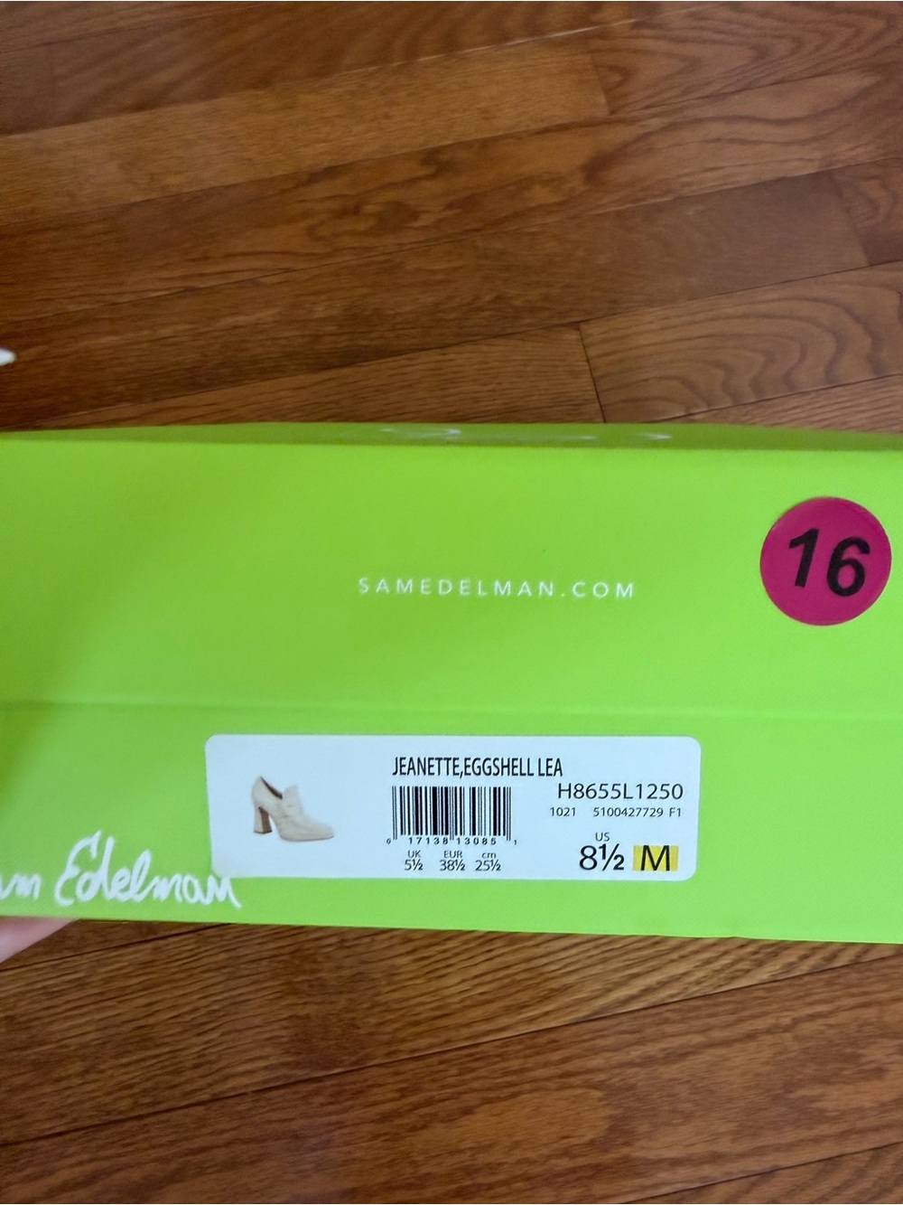 Sam Edelman Jeanette Eggshell Block-Heel Loafer Pumps - Picture 2 of 8